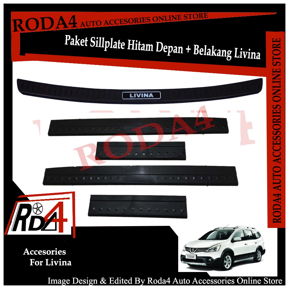 Paket Sillplate - Sill Plate Plastik Samping Belakang Livina