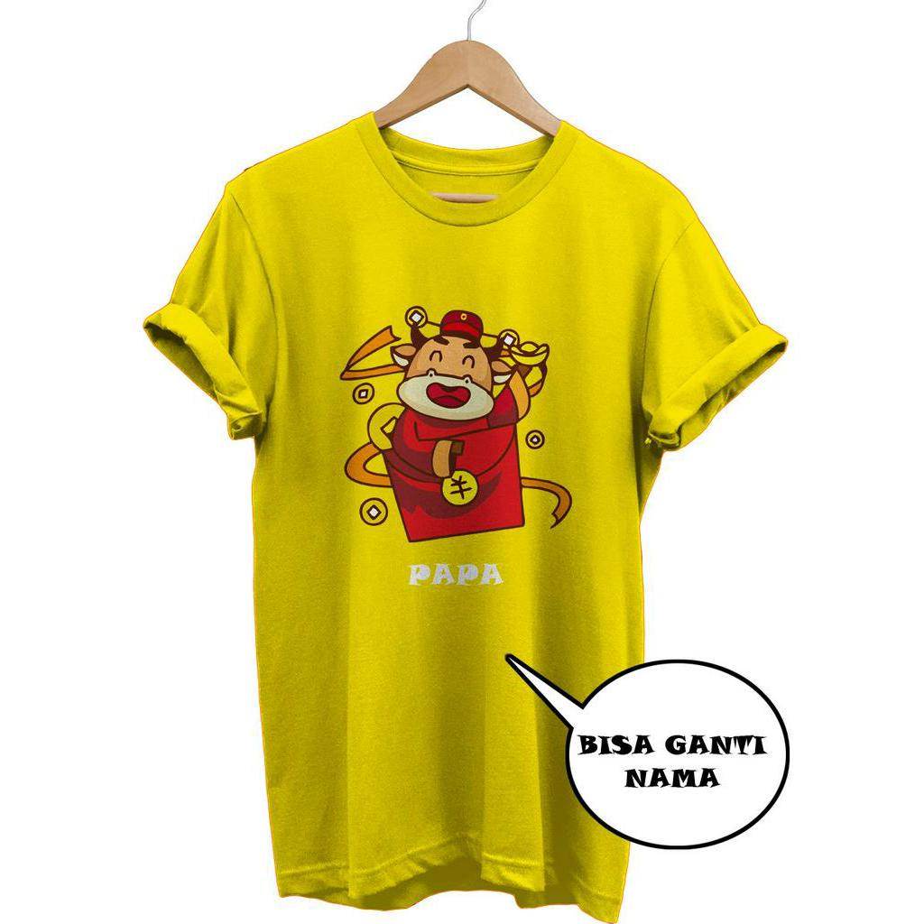 KAOS TSHIRT SINCIA IMLEK 2021 ANGPAO katun COMBED 30S baju imlek