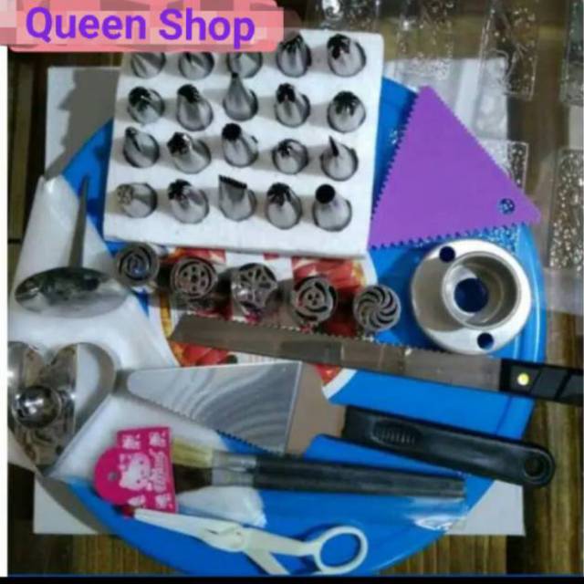 Paket Decor Kue Ultah Lengkap (Q72)