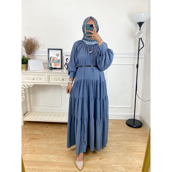 KALINA DRESS KONDANGAN PESTA KOREA CEWEK CEWE PAKAIAN WANITA ATASAN WANITA