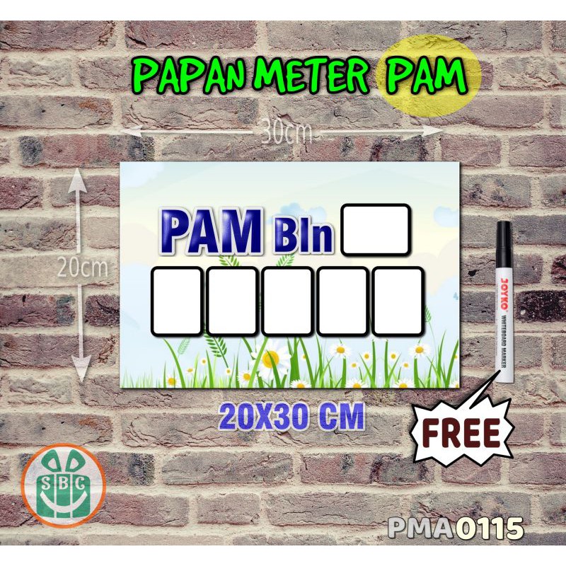 

Stokastik Papan Meter Listrik PLN PAM motif Unik - Floral 15