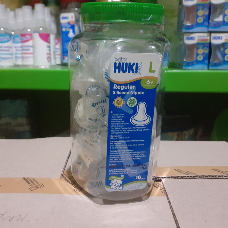 Huki Bulat Dot Bayi ukuran S / M / L-Huki L
