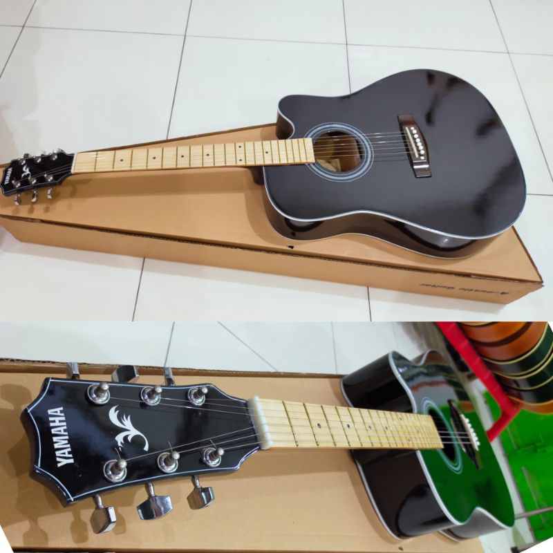 gitar akustik yamaha fg225 custum tanem besi