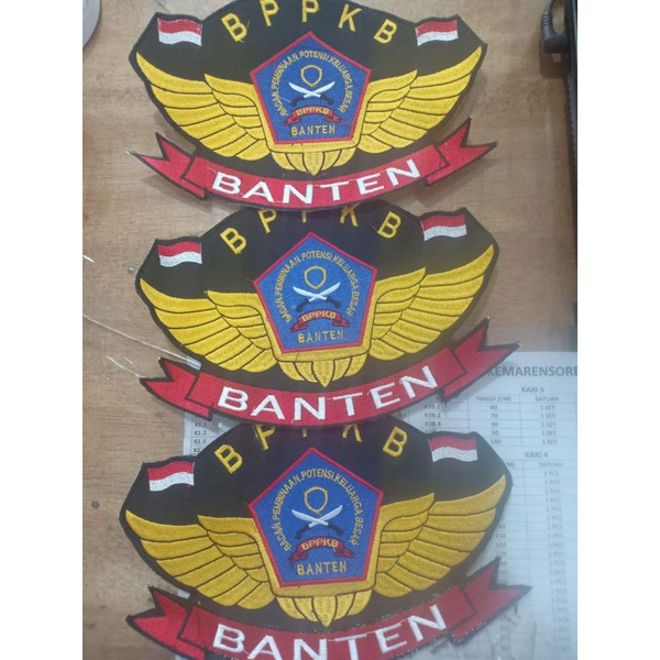 Wing BPPKB Bordir Belakang
