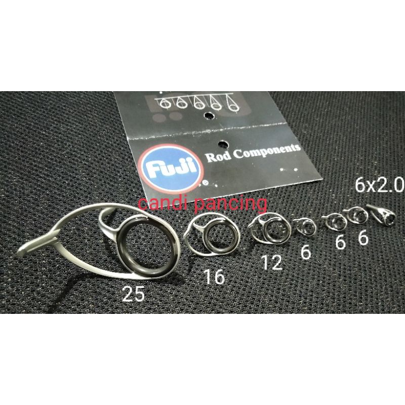 Ring guide Fuji original CCMNOG + top CCLGAT. 1Set isi 7pcs