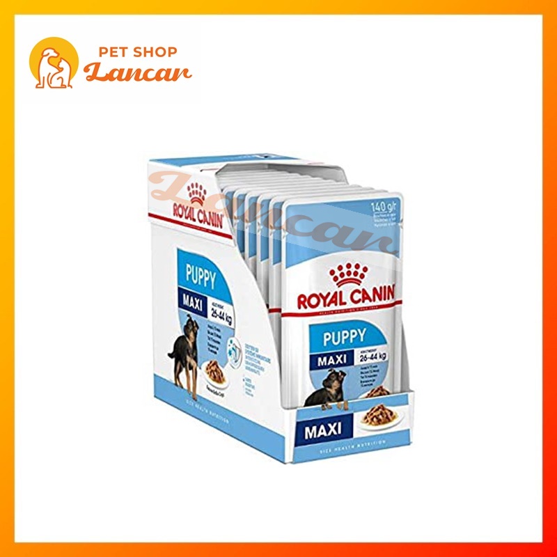 Royal Canin Maxi Puppy Makanan Anak Anjing Wet Food Pouch 140gr