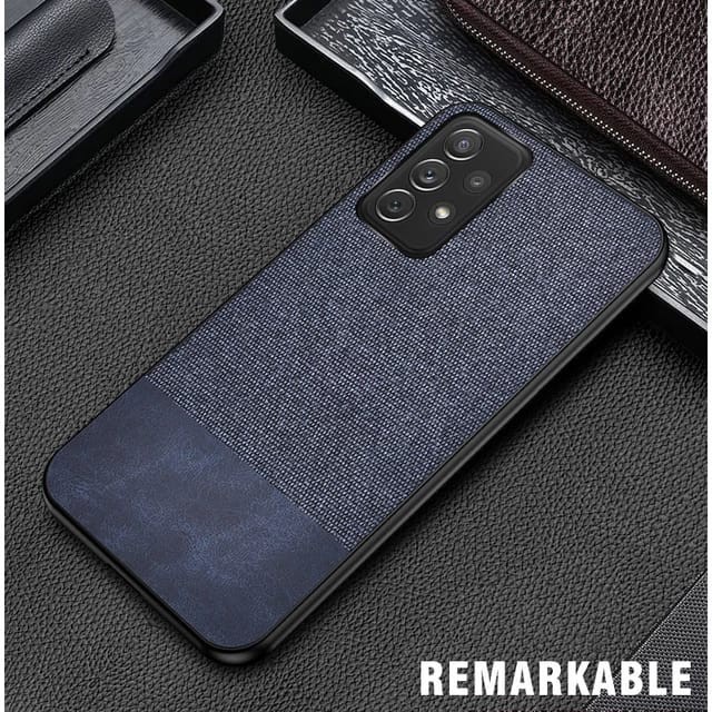 Samsung A13 A23 5G 4G A72 A22 A32 Soft Case Fabric Denim