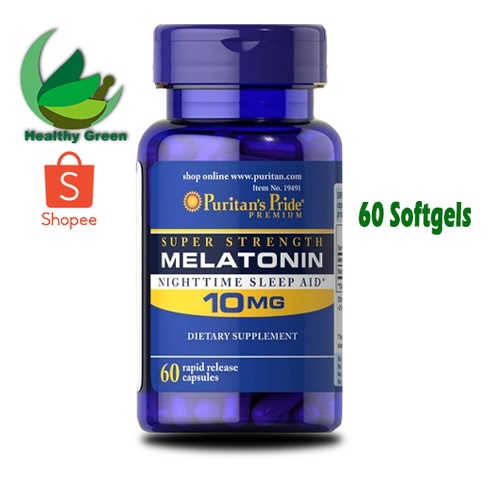 Puritan Pride Melatonin 10 MG 60 120 Capsules Puritans Pride Melatonin 10mg 60 120 Caps