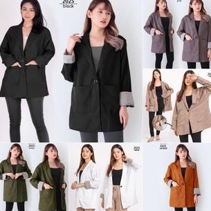 {Grg31au22υ} BLAZER 2025 WANITA JUMBO BIG SIZE LD 120cm XXL XXXL KASUAL BLAZER KERJA KANTOR FORMAL P