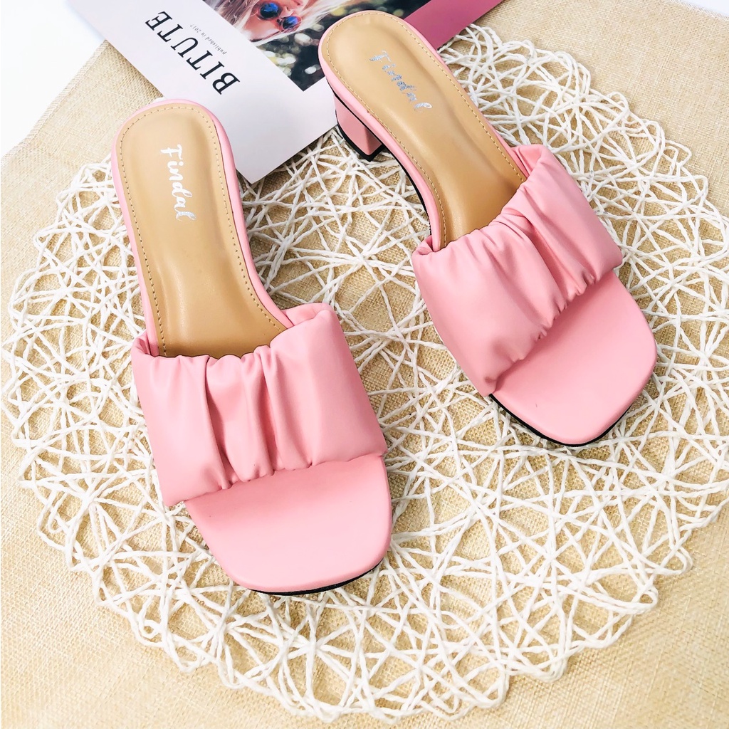 Sendal Hak Tinggi Model Manis High Heels Wanita Cantik  Sandal Pesta Formal Semi Formal HL-001