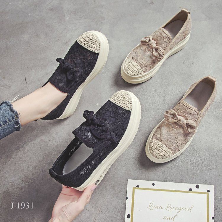 SEPATU WANITA WEDGES SHOES PITA BROKAT ANTEA 1931