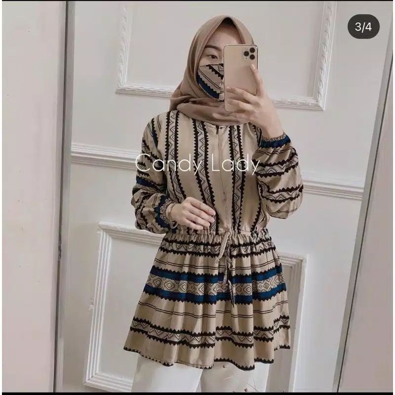 BLOUSE GEARA SERUT REMPEL RAYON VISCOSE