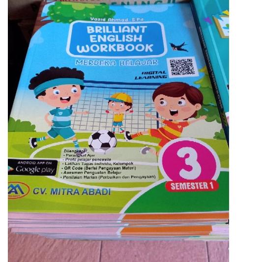Barang Pilihan.. BRILLIANT ENGLISH WORKBOOK KELAS 1, 2, 3, 4, 5, 6 SEMESTER 1