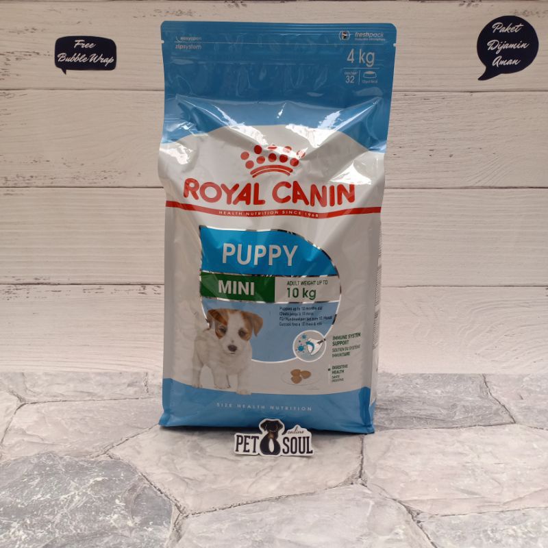 Royal Canin Mini Puppy 4kg / RC makanan Anjing Anakan