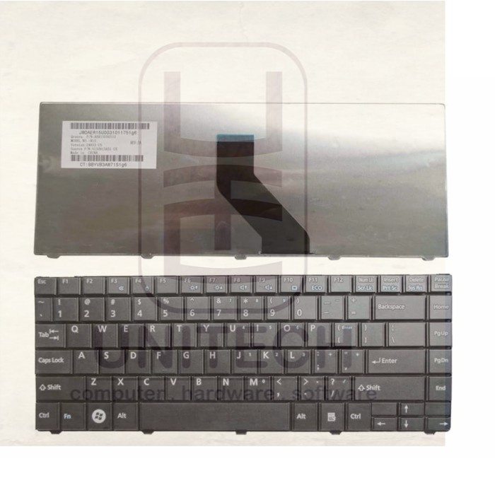 Keyboard Laptop Fujitsu Lifebook LH531 LH 531 BH531 LH701