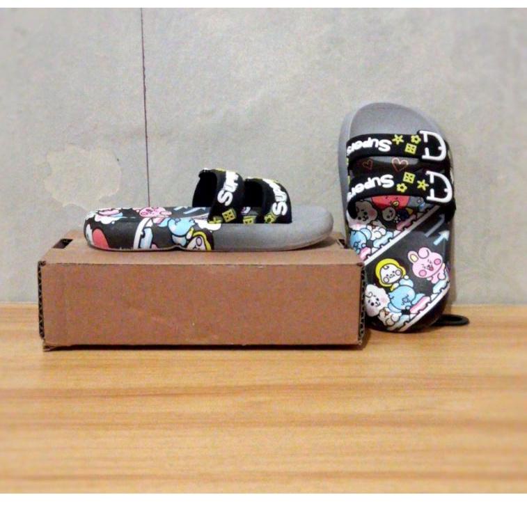 Terlaris.. Sandal anak cewek/Sandal anak cewek karakter BTS/Sandal anak termurah