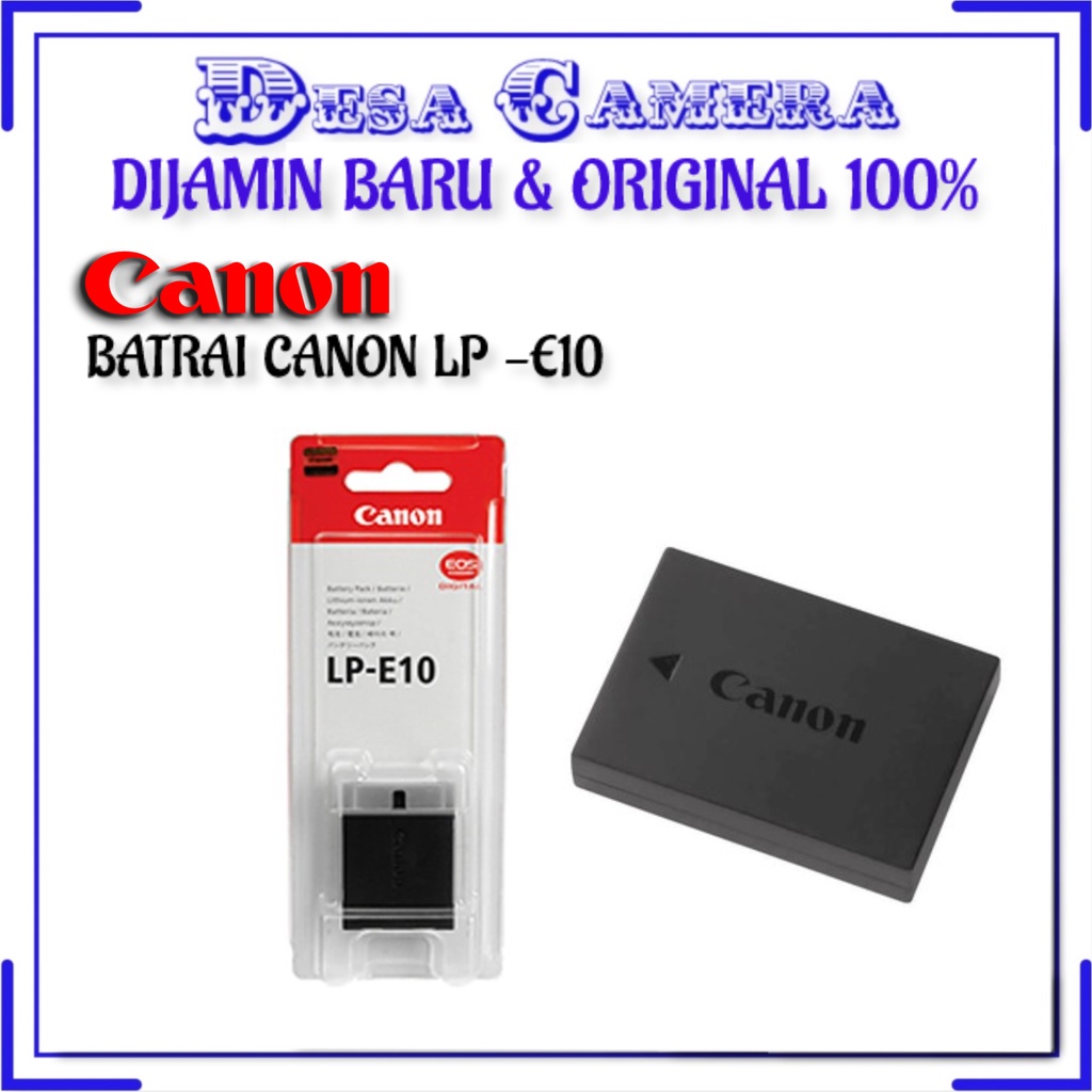 BATRAI CANON LP -E10  ORIGINAL