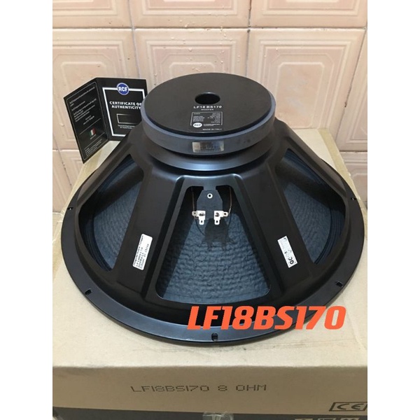 RCF COMPONENT SPEAKER RCF LF18BS170 WOOFER 18 INCH RCF 18BS170