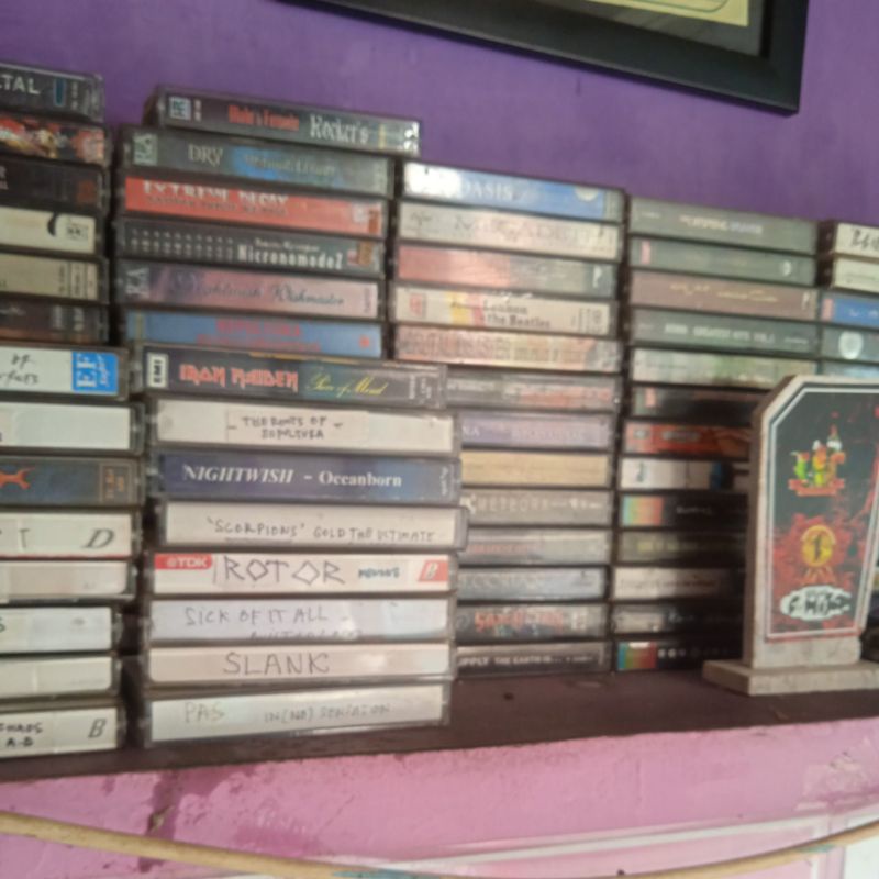 kaset pita macam macam pop rock metal indi under Grond