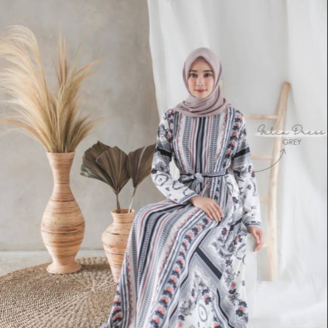 Gelca dress grey by mayoutfit