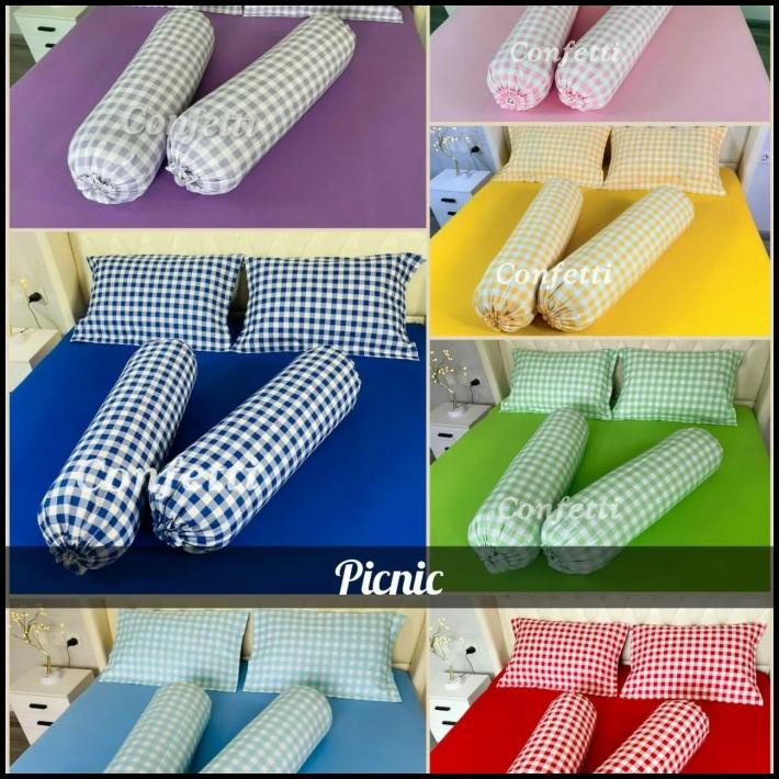Sprei Kaos Confetti (Sprei+Sarbagul Motif)