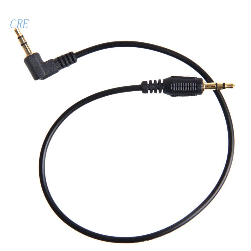 Cre Kabel Konverter Audio 3.5mm Male Ke Male Panjang 30cm Untuk Mobil / MP3 / MP4