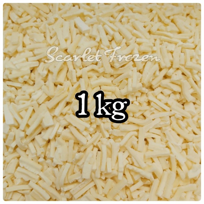 

KEJU MOZZARELLA SHREDDED 1KG SHREDDED MOZZARELLA CHEESE