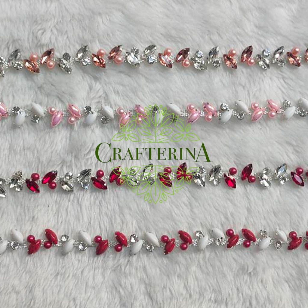 PAYET MUTIARA / PAYET MUTIARA KRISTAL / PAYET KRISTAL PINK / PAYET KRISTAL MERAH