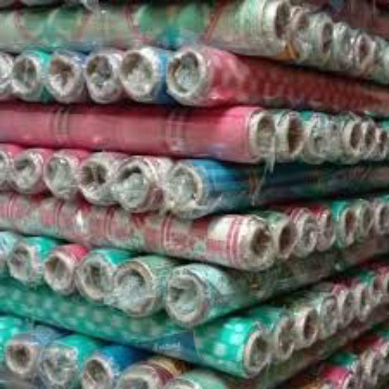 KARPET PLASTIK VINYL 1 ROLL 15 METER/ALAS LANTAI/ALAS MEJA MOTIF RANDOM