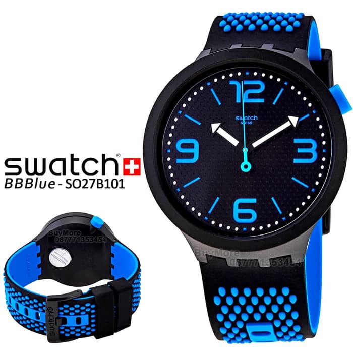 Swatch BIG BOLD Original SO27B101 BBBLUE Swatch Pria Terbaru 2019 Promonline