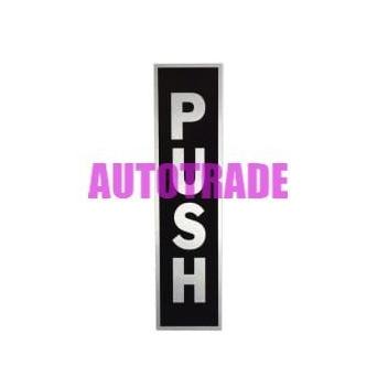 

HY-KO STICKER ANODIZED PUSH 5 X 20 CM STIKER SIGN LABEL PUSH