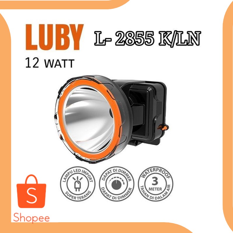 Promo sparepart senter kepala luby 12 watt tahan air 2855 senter kepala an Limited