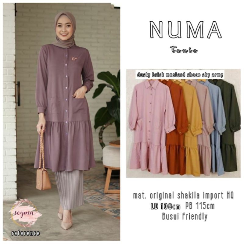 RESTOCK TUNIK NUMA/Ld108 Pj115/Original Shakila Import HQ/Busui Friendly