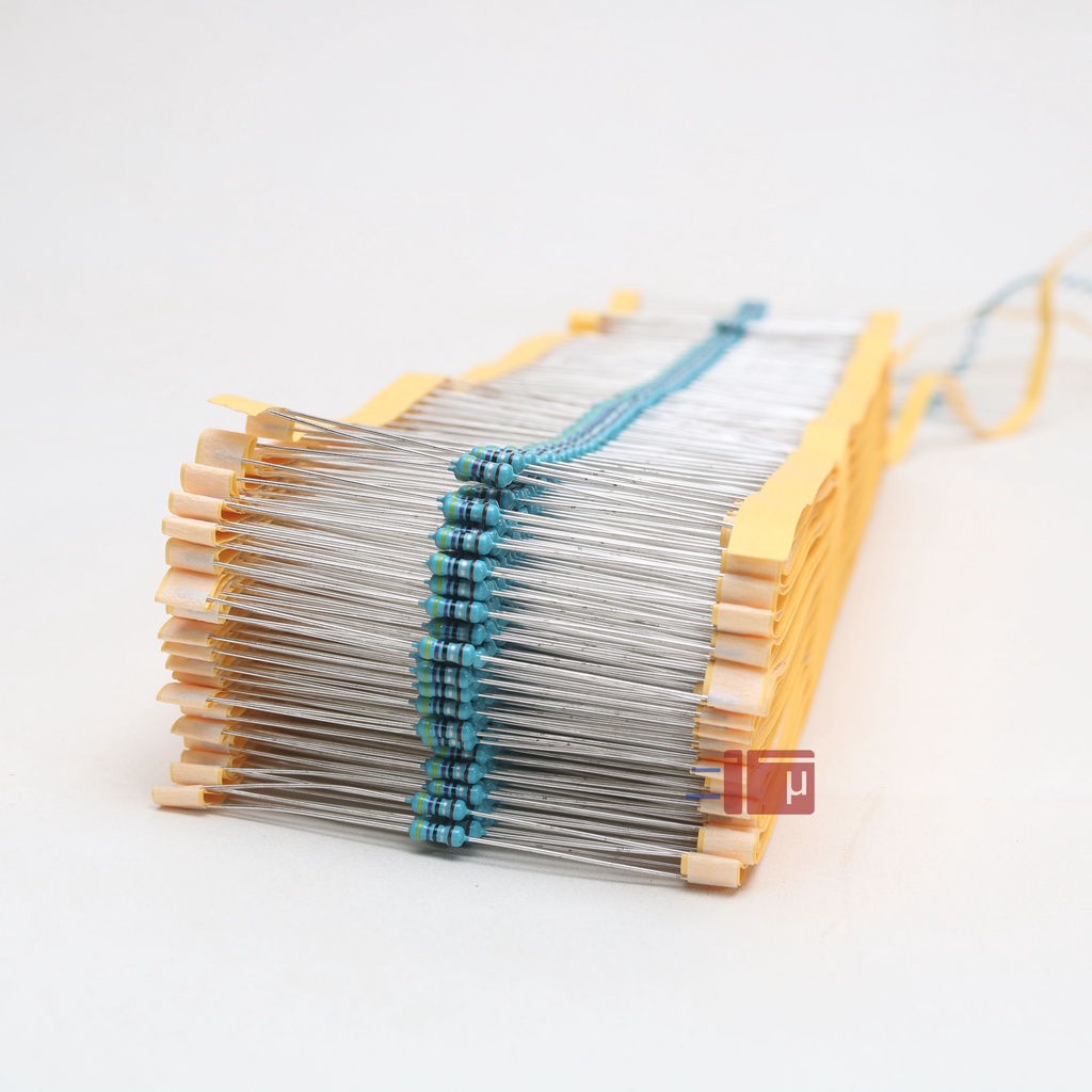 x10 Resistor 4R7 4.7 Ohm 1/4W Metal Film 1% Taiwan Kaki Tembaga