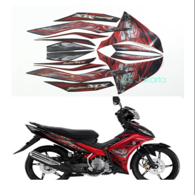 STIKER STRIPING JUPITER MX 2011 MERAH