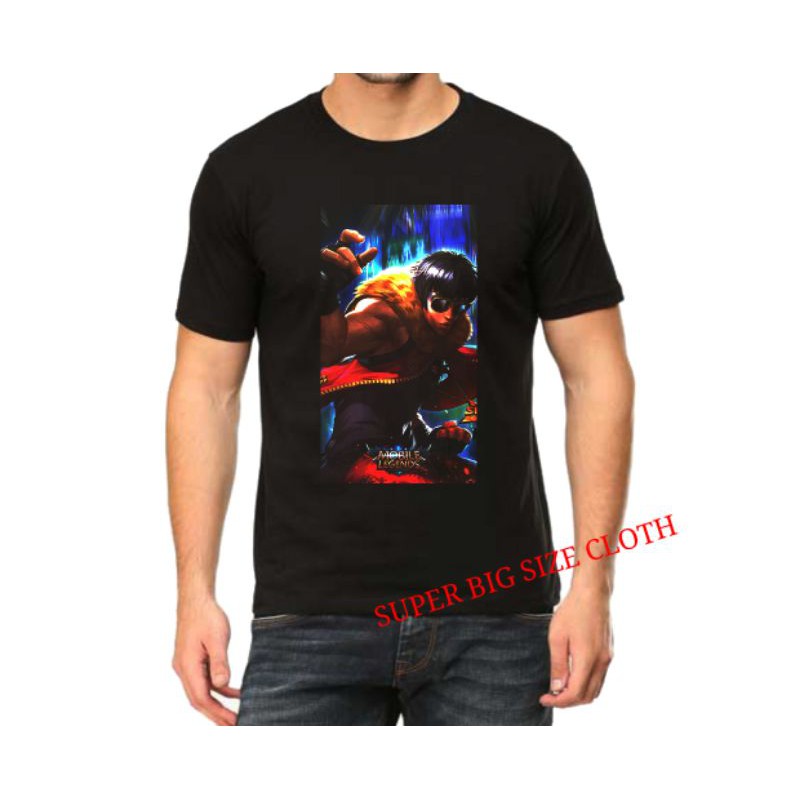 KAOS BAJU MOBILE LEGENDS CHOU BIG SIZE S M L XL XXL 3XL 4XL