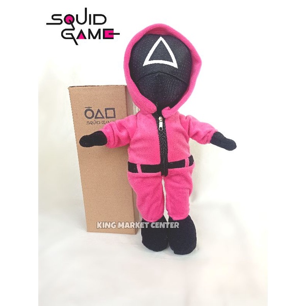 Boneka Squid Game Topeng Segitiga