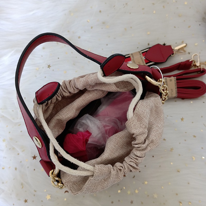 fashion tas selempang wanita 2 tali kualitas bagus kulit sintetis handbag impor murah