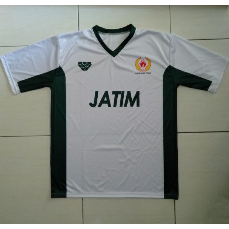 JERSEY TIM PON JATIM 2020 - 2021 AWAY PUTIH TERBARU PRINTING LOKAL