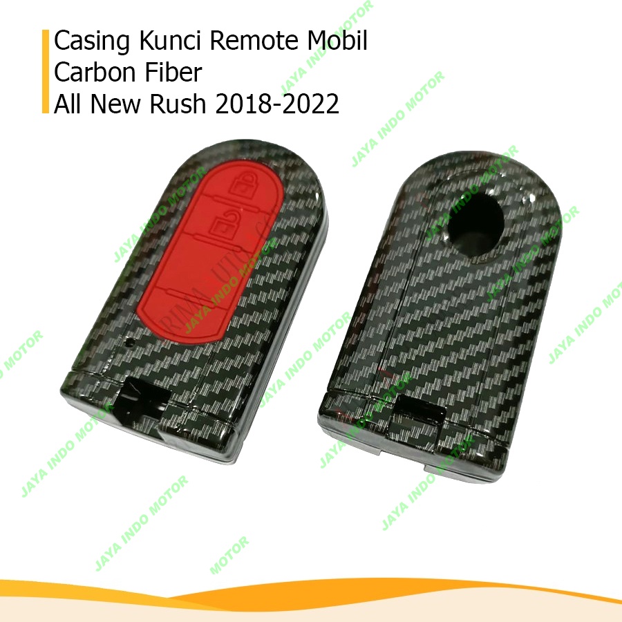 Casing Kunci All New Rush Remote Mobil Carbon Fiber 2018-2022