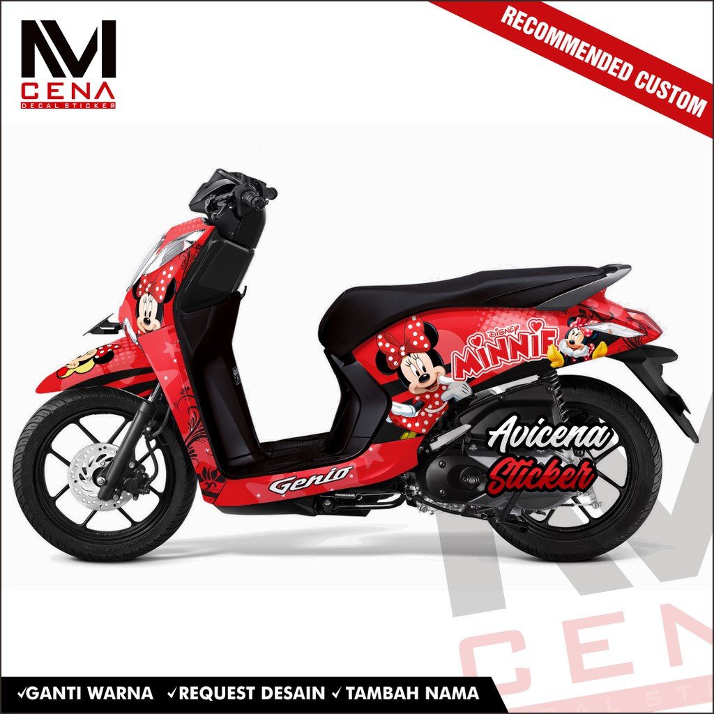 Sticker Decal Honda Genio Decal Sticker Genio Sticker Striping Decal Genio Full Body micky