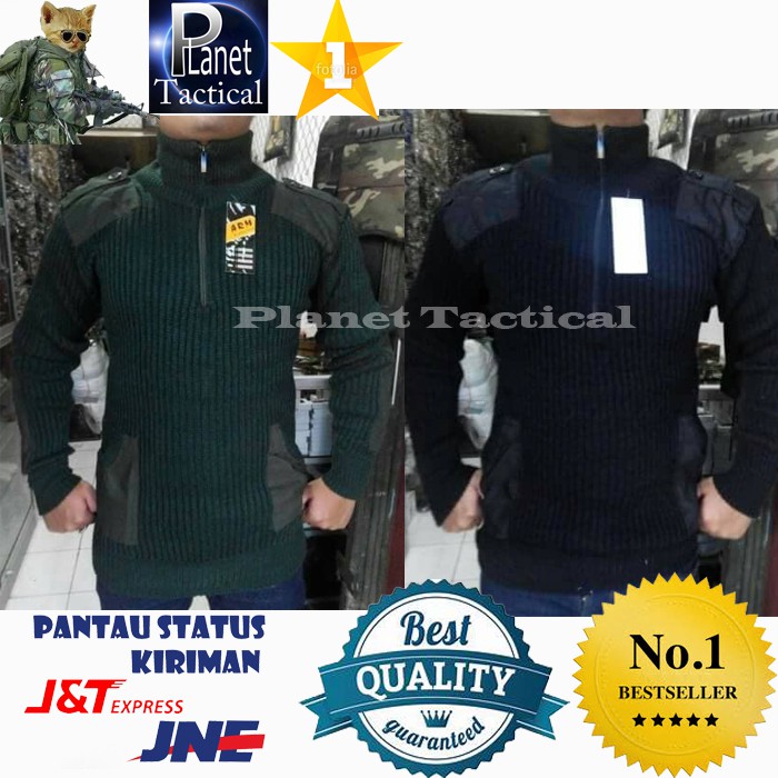 Sweater Rajut Tactical Army