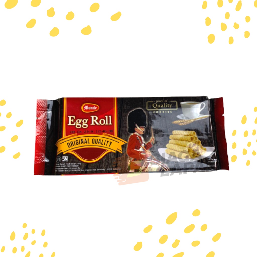 Egg Roll Monde Biskuit Original 60gr