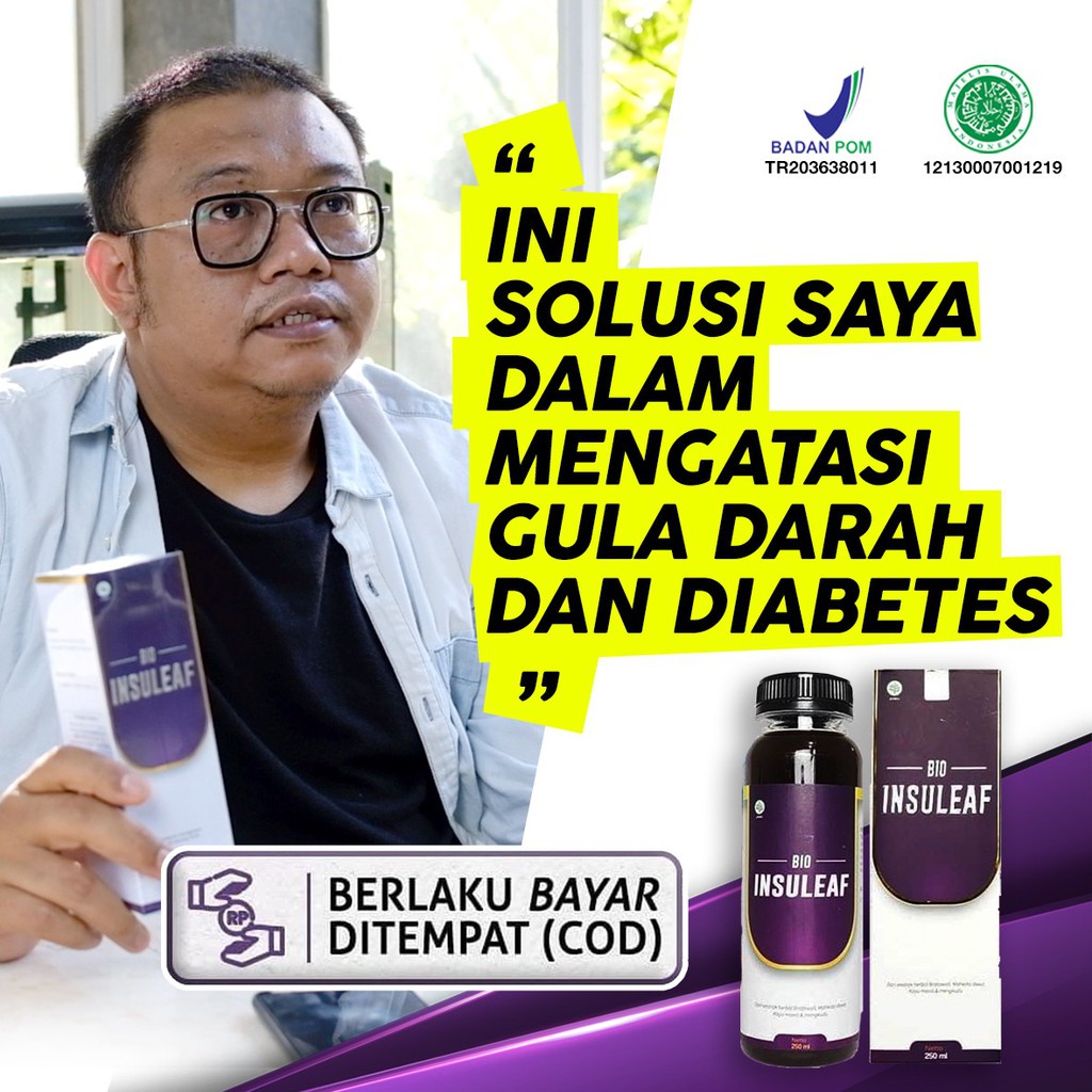 

BIO INSULEAF BAYAR DITEMPAT OBAT HERBAL ALAMI KHUSUS DIABETES & KENCING MANIS