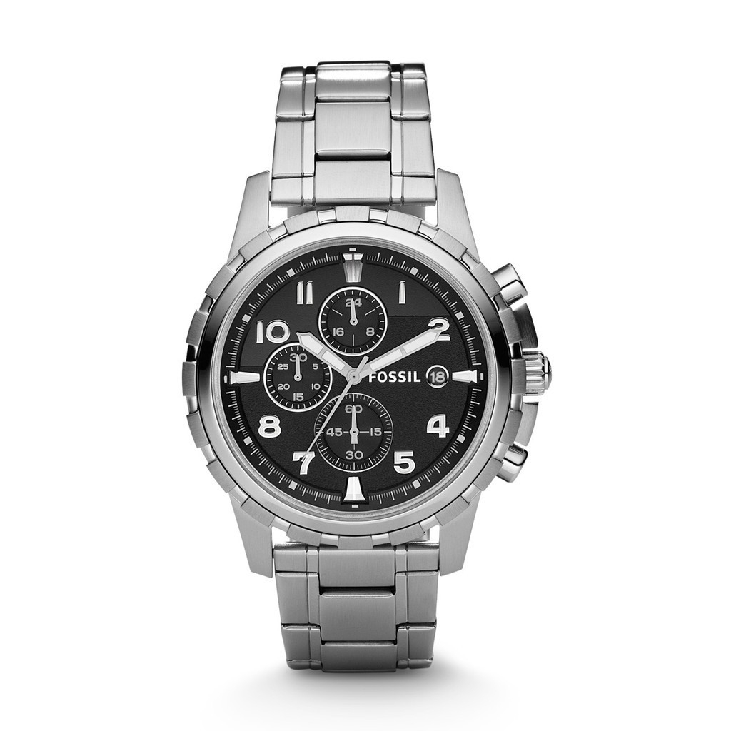 Fossil Speedway - Stainless Stell - Chronograph - Jam Tangan Pria - FS4542