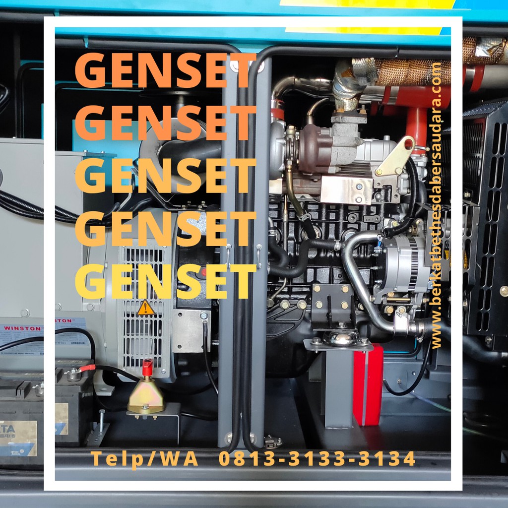 Jual Genset Silent Perkins 30 kVA. Genset 30 kVA