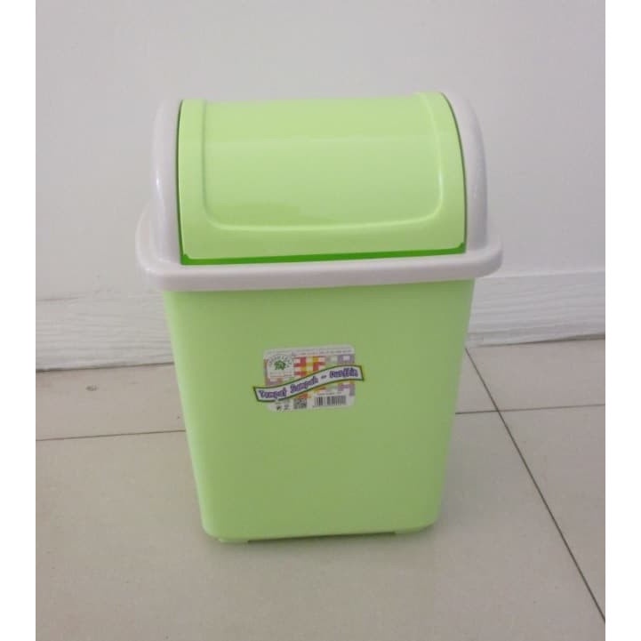 GREEN LEAF Tempat Sampah Plastik Segi Interior 11 Liter GL 201