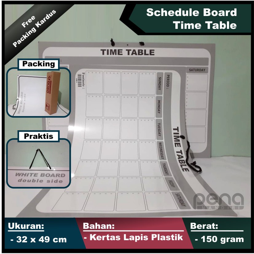 Schedule Board Terlaris dan Termurah