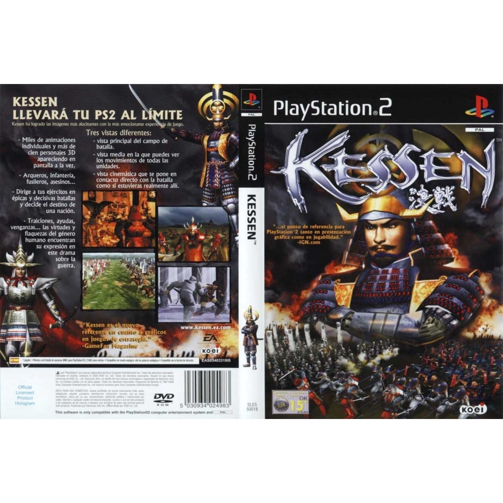 Kaset PS2 Game Kessen - Playstation 2