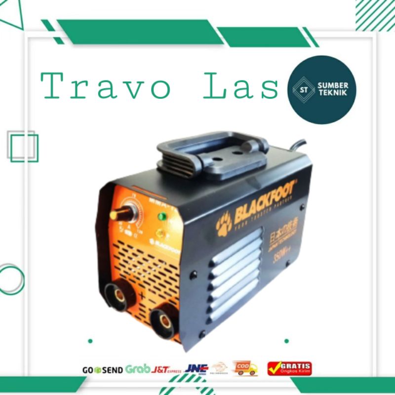 Travo Mesin Las Listrik 350 Watt Inverter MMA 120 BLACKFOOT /Trafo Las